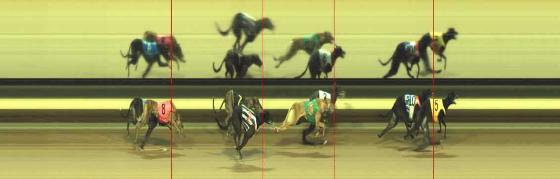 Photo finish for Warragul Race 9