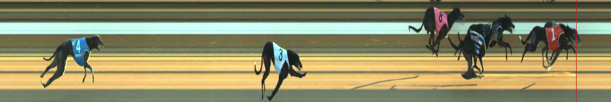 Photo finish for Warragul Race 4