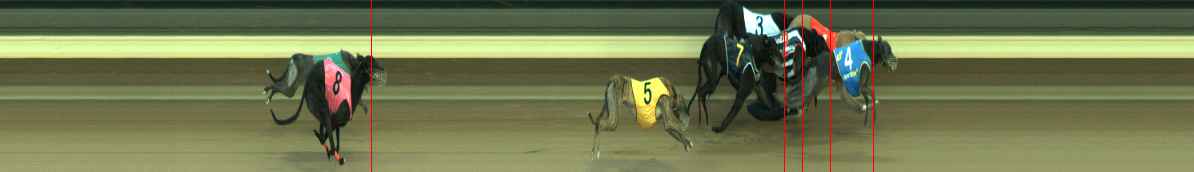 Photo finish for Warragul Race 6