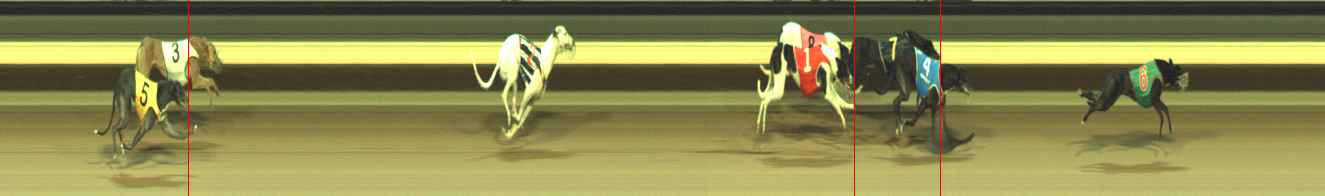 Photo finish for Warragul Race 9