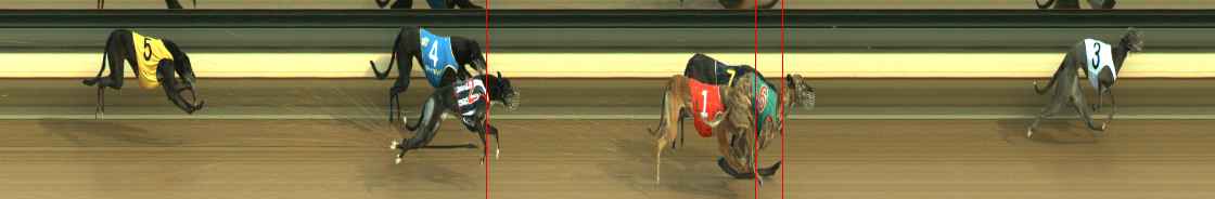 Photo finish for Warragul Race 1