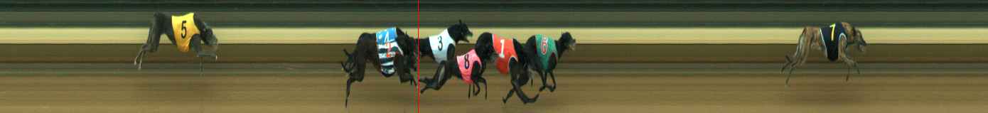 Photo finish for Warragul Race 6