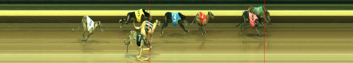 Photo finish for Warragul Race 8