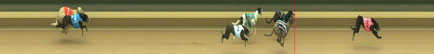 Photo finish for Warragul Race 1