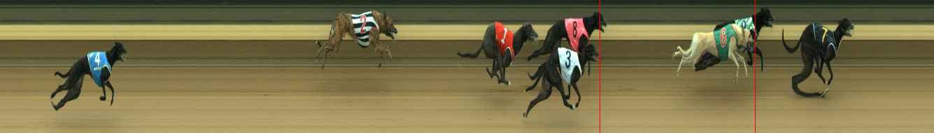 Photo finish for Warragul Race 4