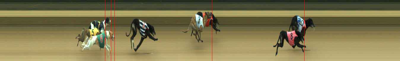 Photo finish for Warragul Race 6