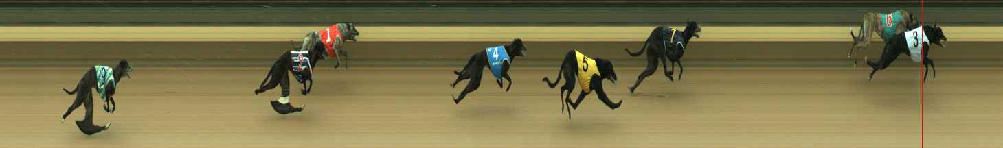 Photo finish for Warragul Race 2
