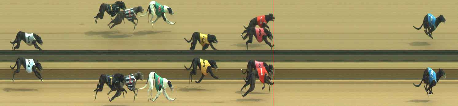 Photo finish for Warragul Race 4