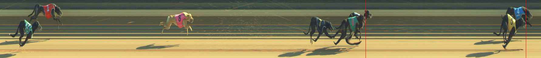 Photo finish for Warragul Race 10