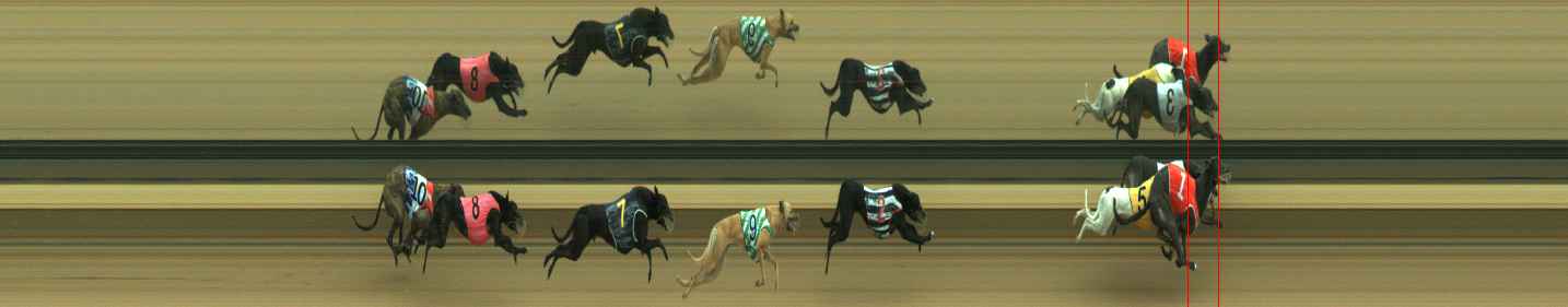 Photo finish for Warragul Race 9