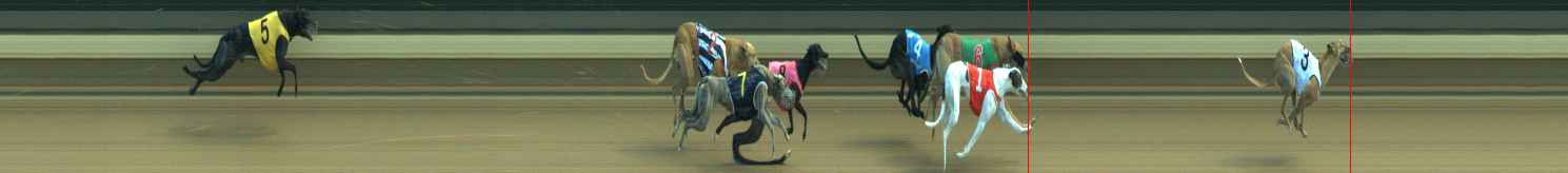 Photo finish for Warragul Race 6