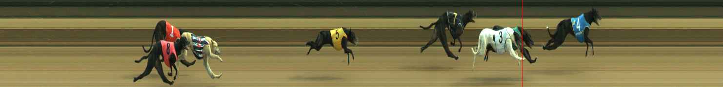 Photo finish for Warragul Race 7