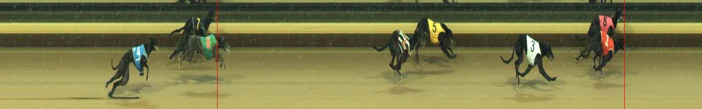 Photo finish for Warragul Race 1