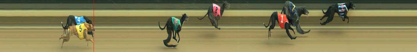 Photo finish for Warragul Race 6