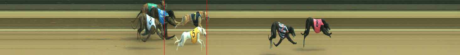 Photo finish for Warragul Race 8