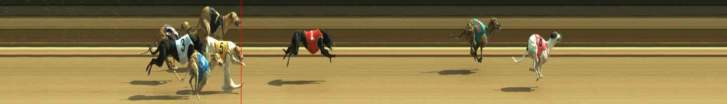 Photo finish for Warragul Race 9