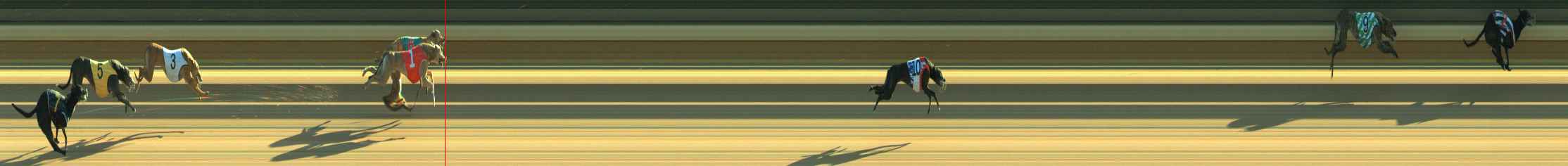 Photo finish for Warragul Race 2