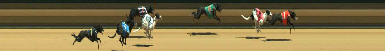 Photo finish for Warragul Race 1