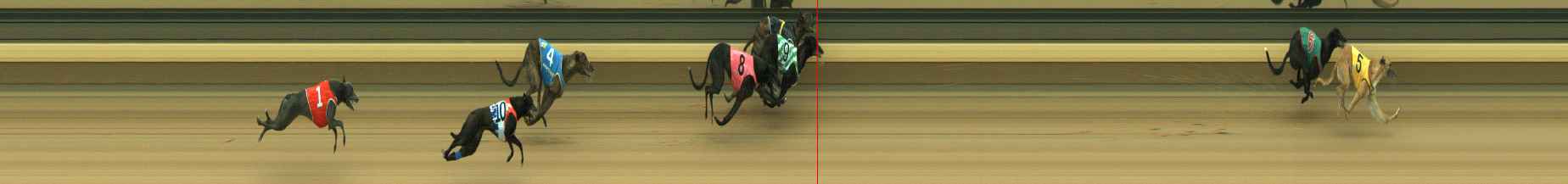 Photo finish for Warragul Race 1