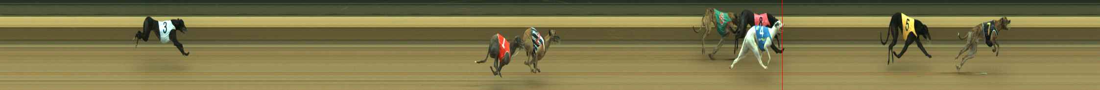 Photo finish for Warragul Race 6