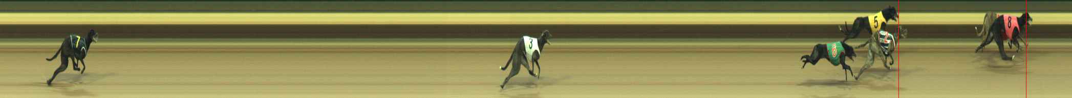 Photo finish for Warragul Race 6