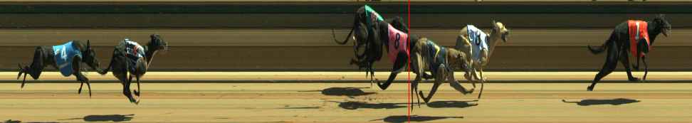 Photo finish for Warragul Race 7