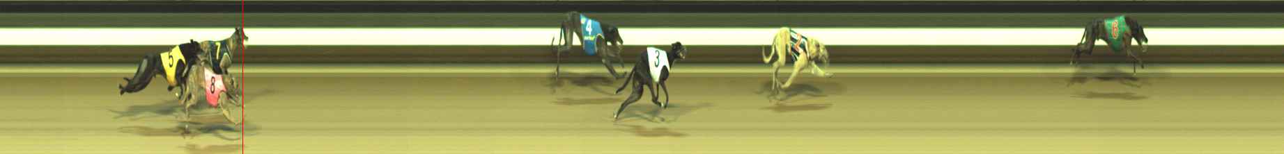Photo finish for Warragul Race 8
