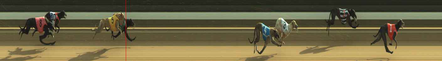 Photo finish for Warragul Race 2