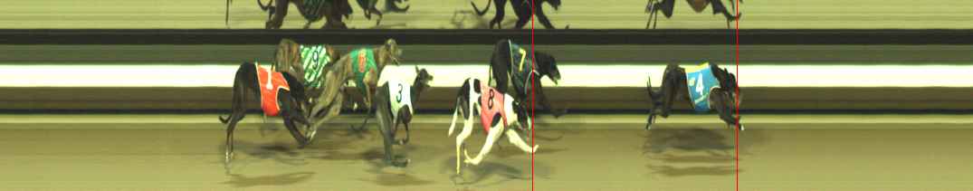 Photo finish for Warragul Race 9