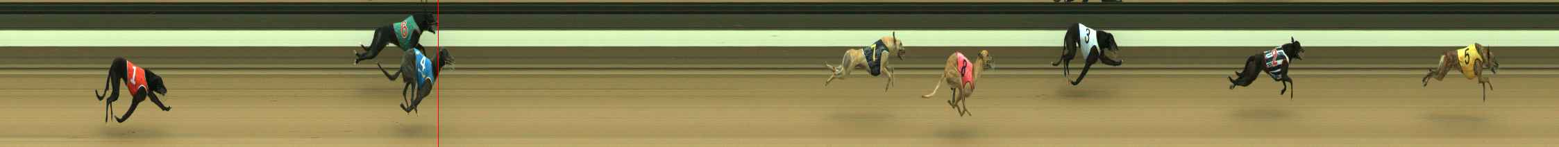 Photo finish for Warragul Race 1