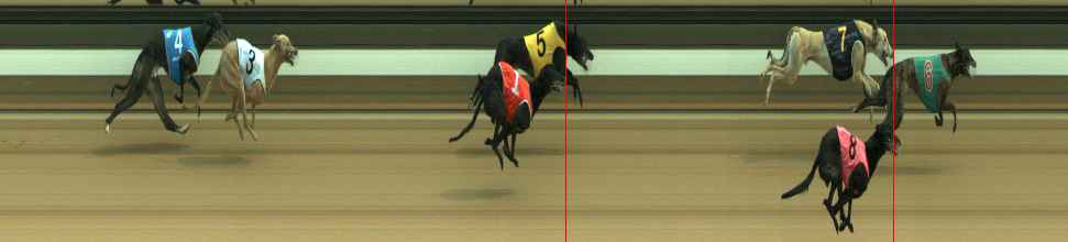Photo finish for Warragul Race 6