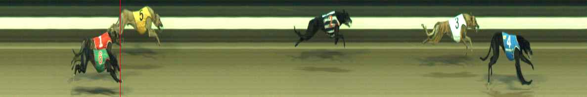 Photo finish for Warragul Race 6
