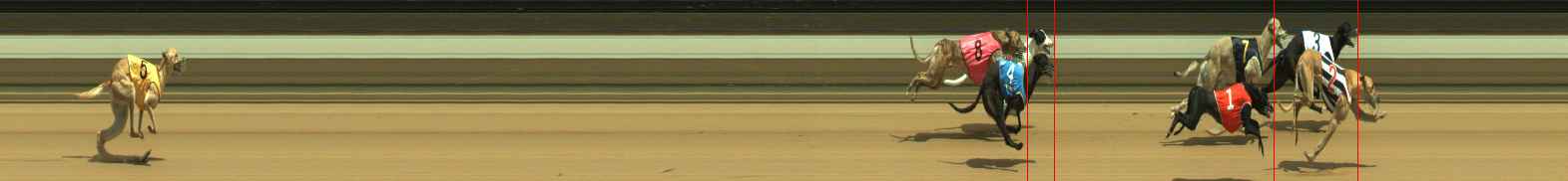 Photo finish for Warragul Race 1
