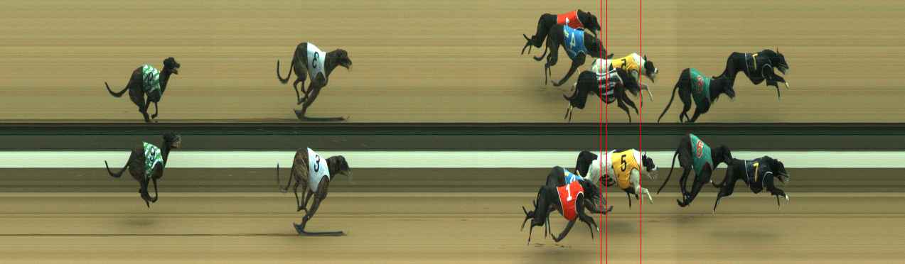 Photo finish for Warragul Race 6