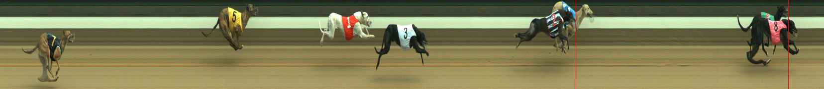 Photo finish for Warragul Race 7