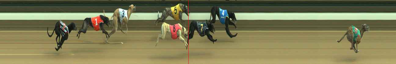 Photo finish for Warragul Race 9