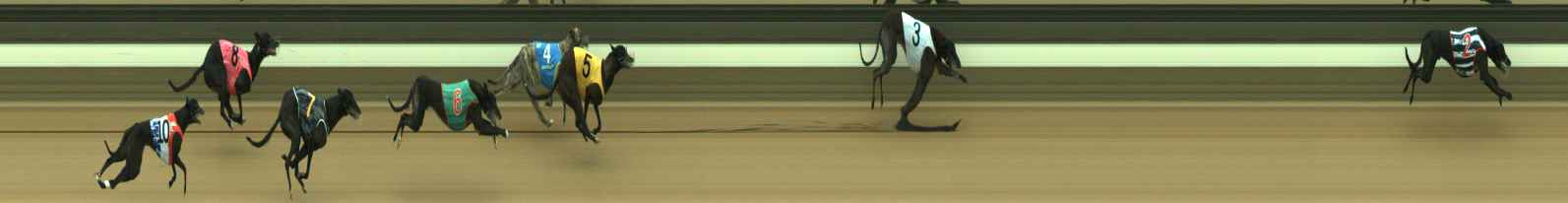 Photo finish for Warragul Race 6