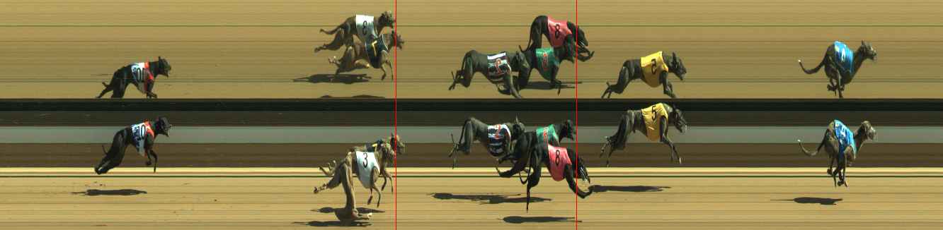 Photo finish for Warragul Race 8
