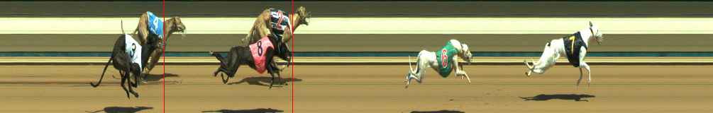 Photo finish for Warragul Race 1