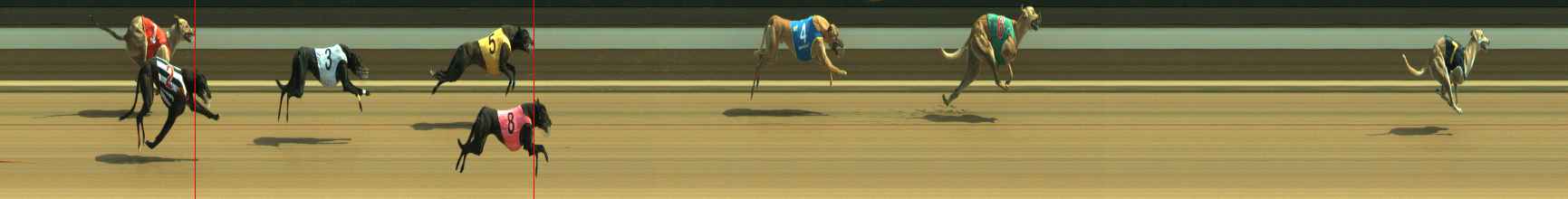 Photo finish for Warragul Race 9