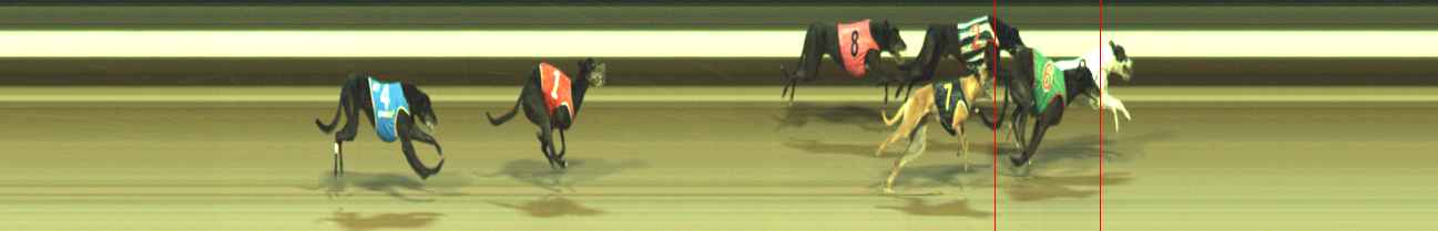 Photo finish for Warragul Race 9