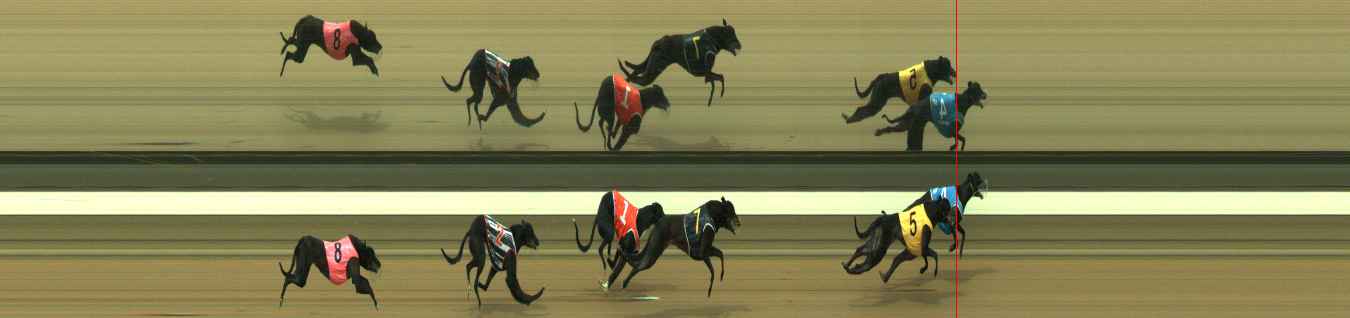 Photo finish for Warragul Race 4