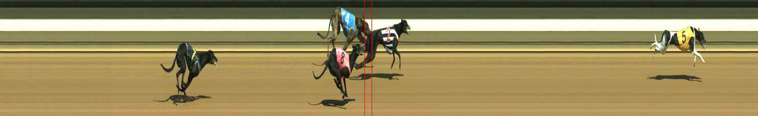 Photo finish for Warragul Race 1