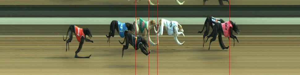 Photo finish for Warragul Race 12