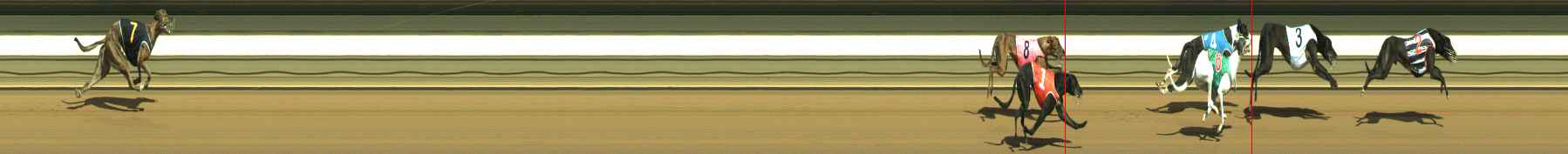Photo finish for Warragul Race 2