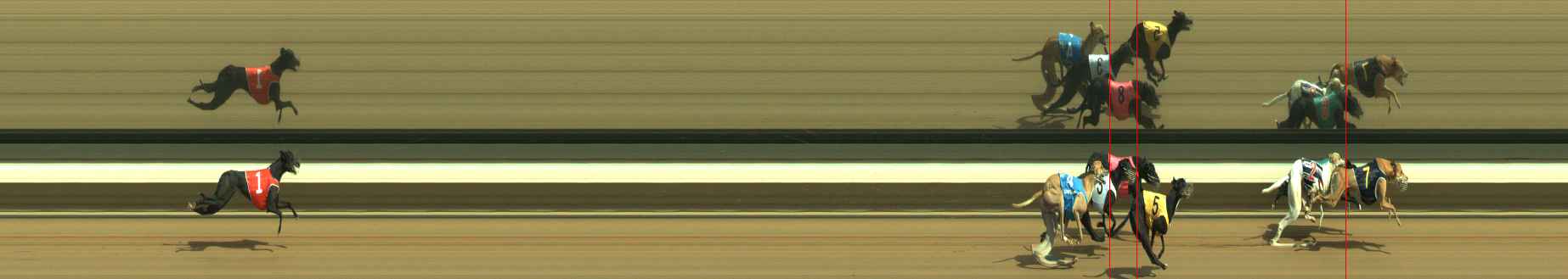 Photo finish for Warragul Race 5