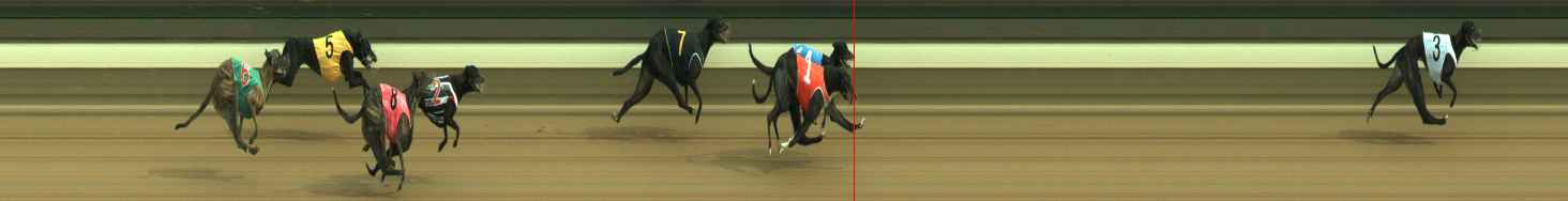 Photo finish for Warragul Race 9