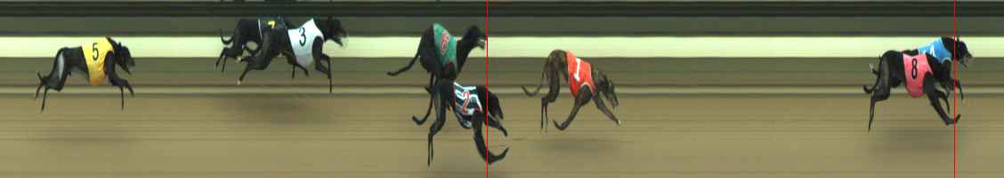 Photo finish for Warragul Race 7