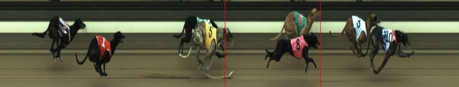 Photo finish for Warragul Race 10