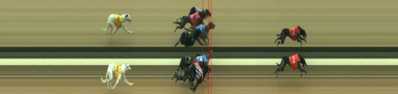 Photo finish for Warragul Race 6